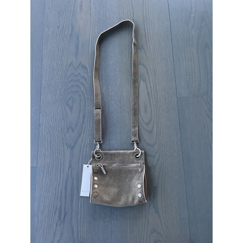 Hammit Tony Bag Small In Pewter W/ Brushed Silver Hardware NWT Crossbody - Picture 4 of 9